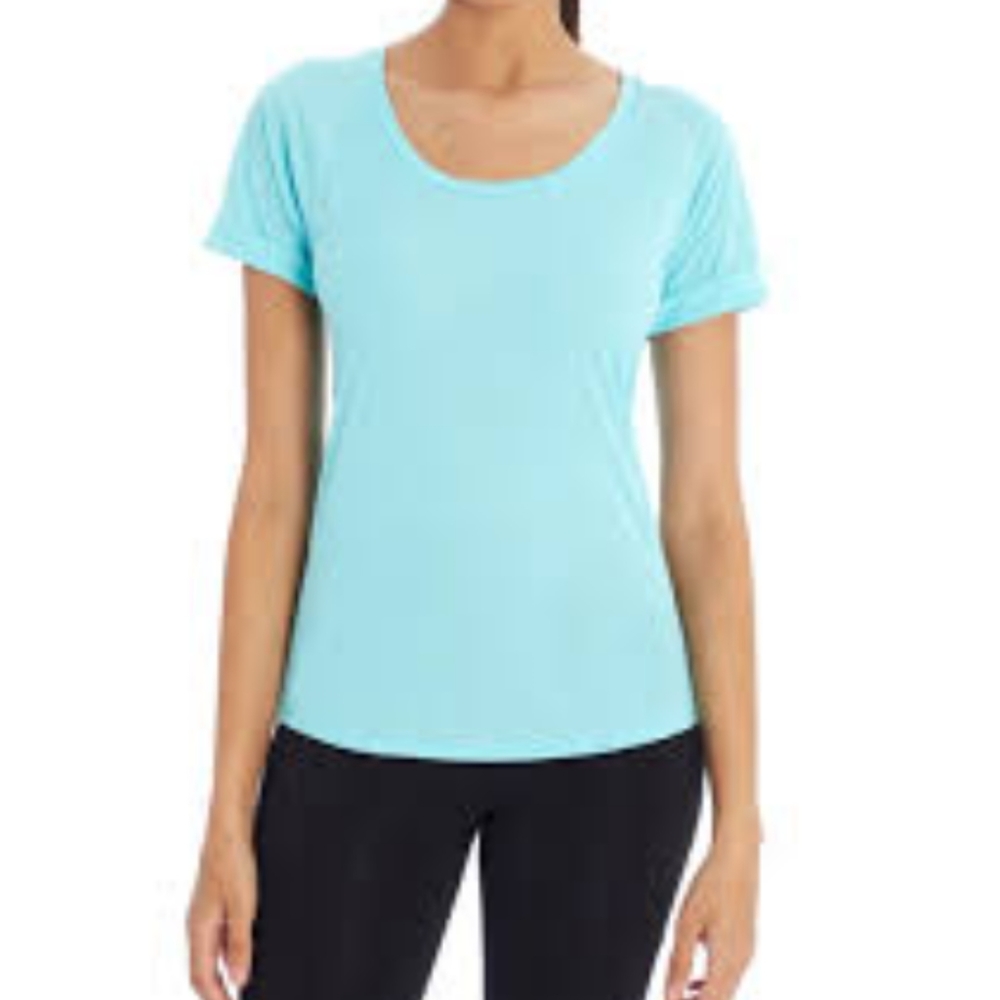 Marika Yoga Shirt Teal Size M